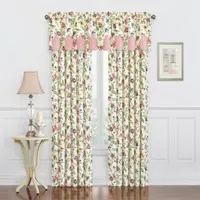 Waverly Carolina Crewel Rod Pocket Tailored Valance