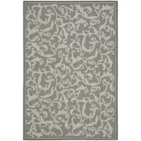 Safavieh Courtyard Collection Horatio Floral Indoor/Outdoor Area Rug