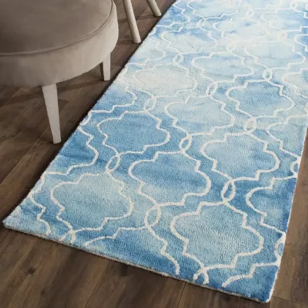 Safavieh Dip Dye Collection Serafim Geometric Runner Rug
