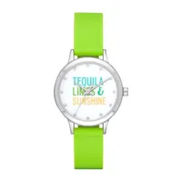 Womens Green Strap Watch Fmdbp001f