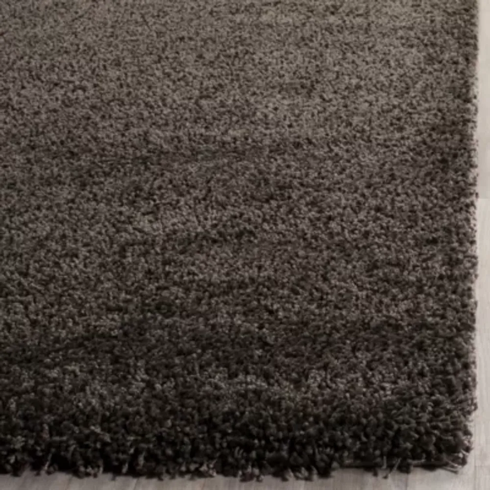 Safavieh Santa Monica Shag Collection Ainsley Solid Runner Rug