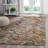 Safavieh Rachel Chevron Shag Rectangular Rugs