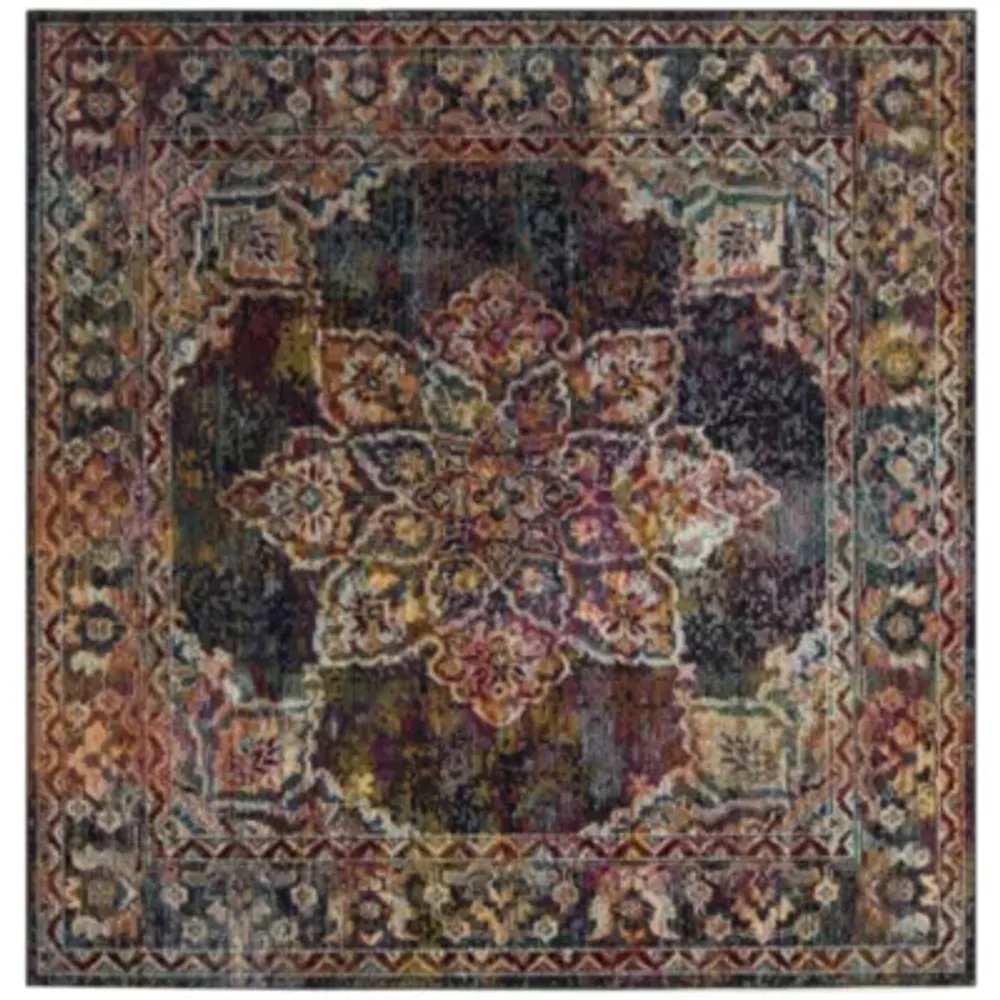 Safavieh Crystal Collection Gaman Oriental Square Area Rug