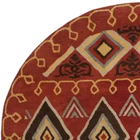 Safavieh Heritage Collection Ruth Geometric Round Area Rug