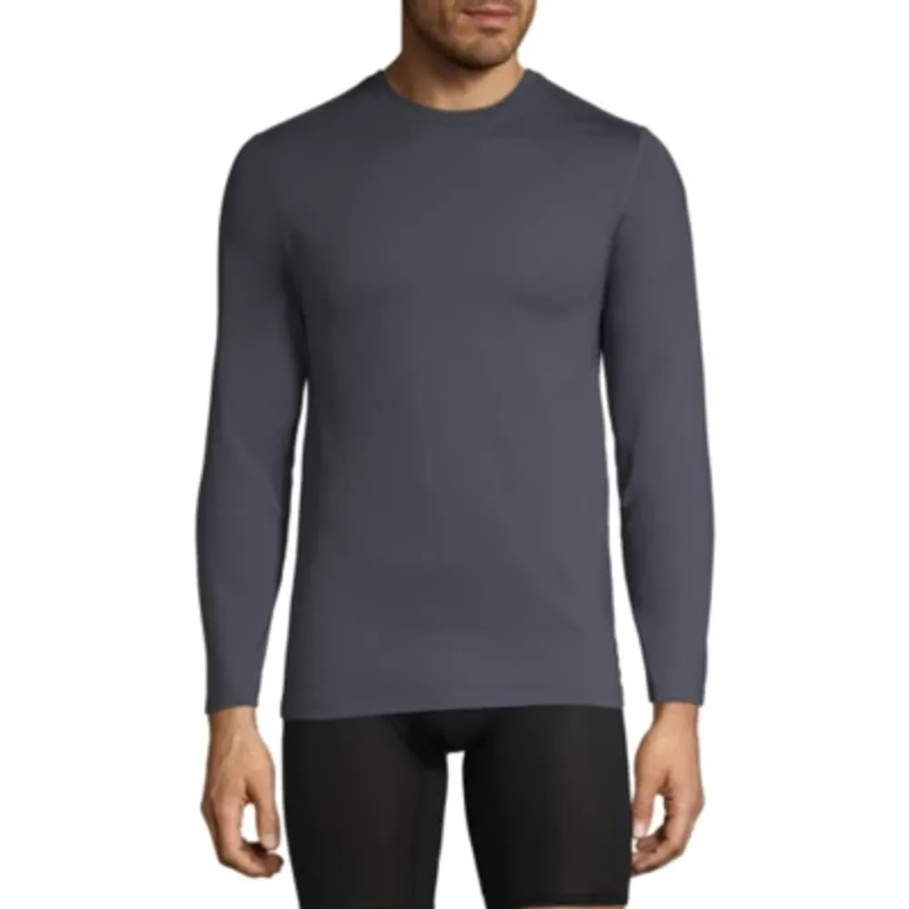 St. John's Bay Heavyweight Performance Mens Crew Neck Long Sleeve Thermal Shirt