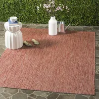 Safavieh Courtyard Collection Monroe Stripe Indoor/Outdoor Area Rug