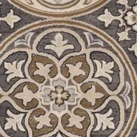 Safavieh Lyndhurst Collection Evette Floral SquareArea Rug