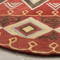 Safavieh Heritage Collection Ruth Geometric Round Area Rug