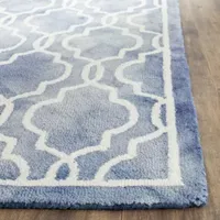 Safavieh Dip Dye Collection Jalen Geometric Square Area Rug