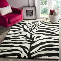 Safavieh Shag Collection Lennox Animal Square Area Rug