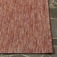 Safavieh Courtyard Collection Monroe Stripe Indoor/Outdoor Area Rug