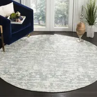 Safavieh Marbella Collection Bryon Geometric Round Area Rug