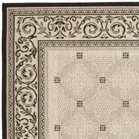 Safavieh Courtyard Collection Frona Oriental Indoor/Outdoor Runner Rug
