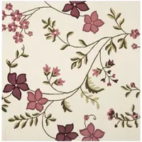 Safavieh Capri Collection Evaline Floral Square Area Rug