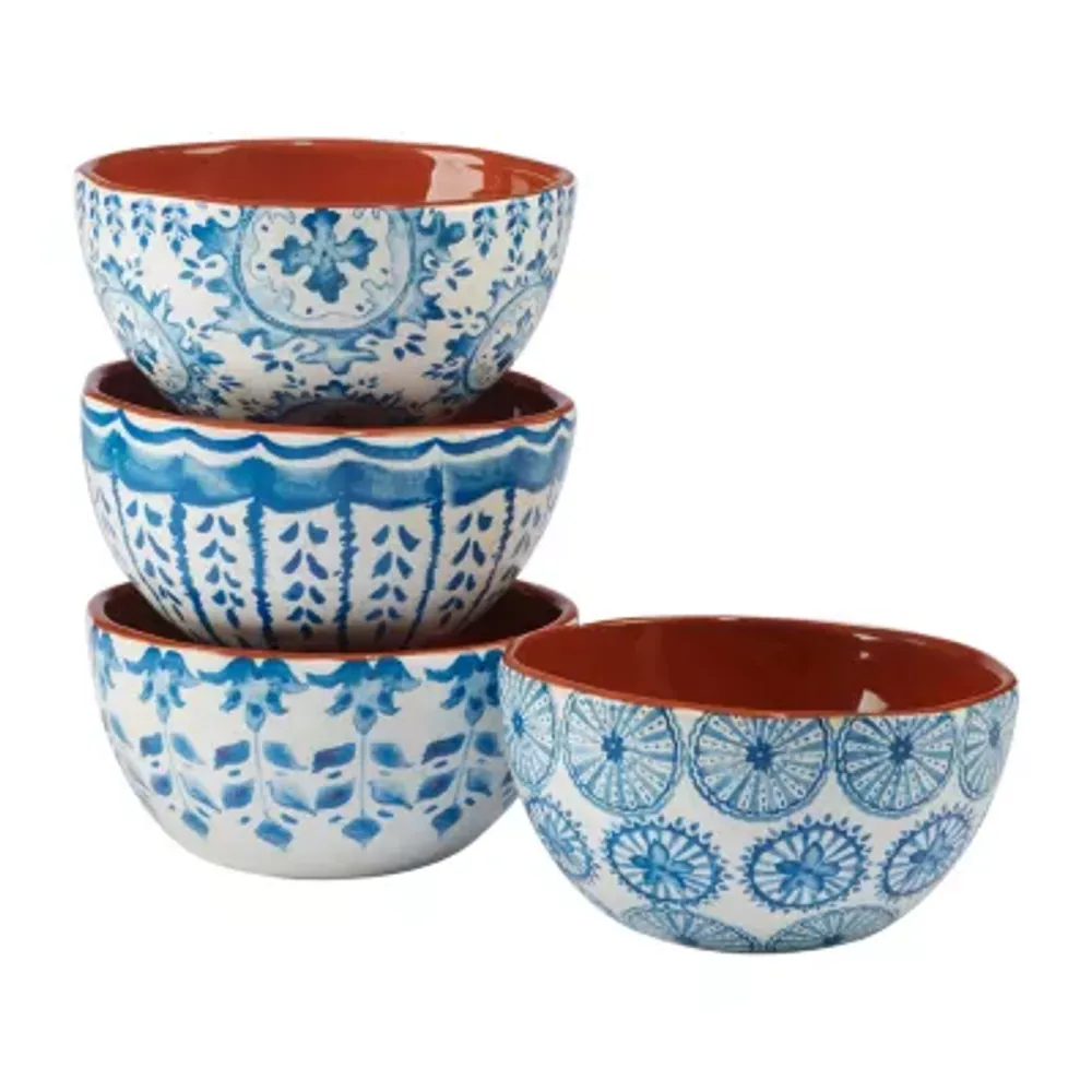 Certified International Porto 4-pc. Ceramic Ice Cream Bowl