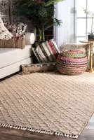 nuLoom Geometric Fringe Flatwoven Area Rug