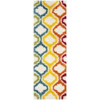 Safavieh Shag Kids Collection Mendoza Geometric Runner Rug