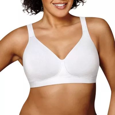 Playtex 18 Hour Cotton Stretch Ultimate Lift & Support Wireless Full Coverage Bra Us474c