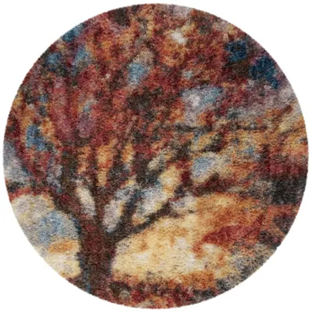 Safavieh Gypsy Collection Jackalyn Abstract RoundArea Rug