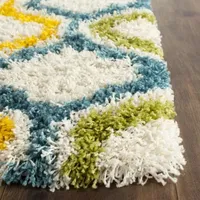 Safavieh Shag Kids Collection Mendoza Geometric Runner Rug