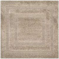 Safavieh Shag Collection Smith Solid Square Area Rug