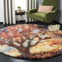 Safavieh Gypsy Collection Jackalyn Abstract RoundArea Rug