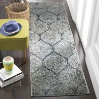 Safavieh Madison Collection Carmen Geometric Runner Rug