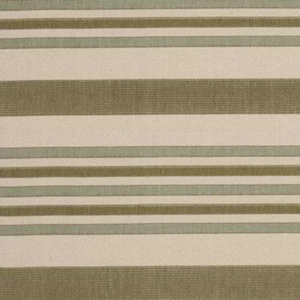 Safavieh Courtyard Collection Ercan Stripe Indoor/Outdoor Area Rug