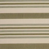 Safavieh Courtyard Collection Ercan Stripe Indoor/Outdoor Area Rug