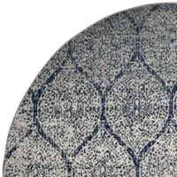 Safavieh Madison Collection Carmen Geometric Round Area Rug