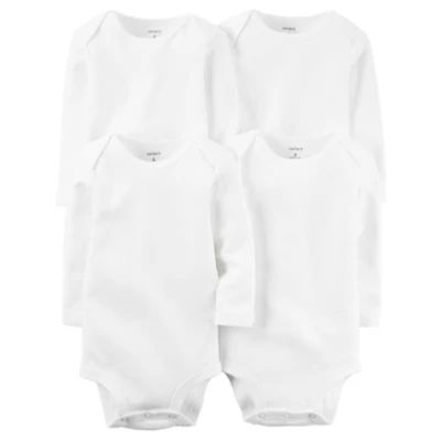 Carter's Baby Unisex 4-pc. Crew Neck Long Sleeve Bodysuit