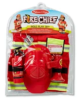 Melissa & Doug Fire Chief Role Play Set Unisex Dress Up Costume