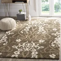 Safavieh Shag Collection Tristen Floral Square Area Rug