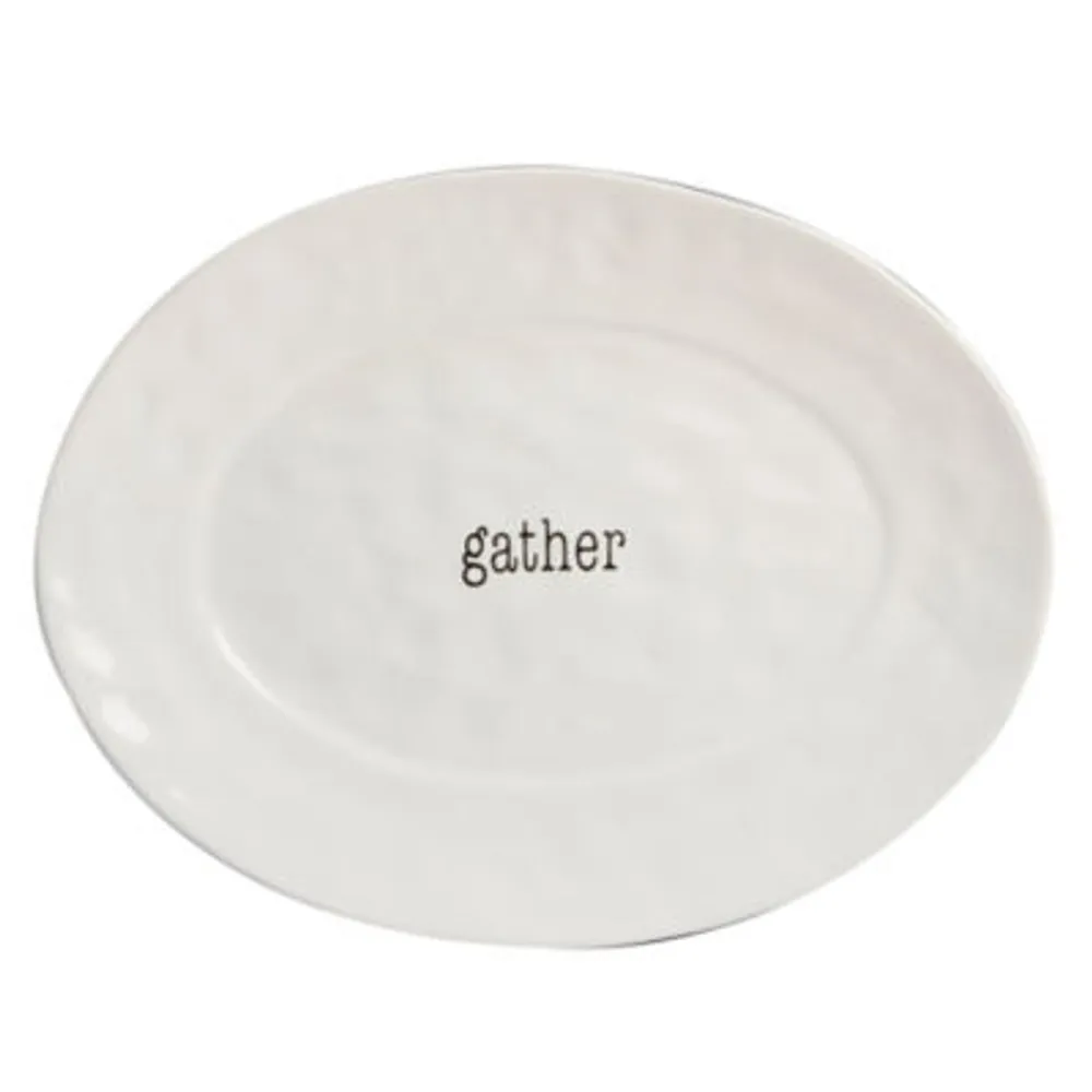 Certified International Just Words Serving Platter Ceramic