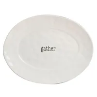 Certified International Just Words Serving Platter Ceramic