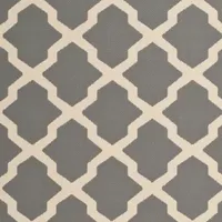 Safavieh Courtyard Collection Bailey Geometric Indoor/Outdoor Square Area Rug