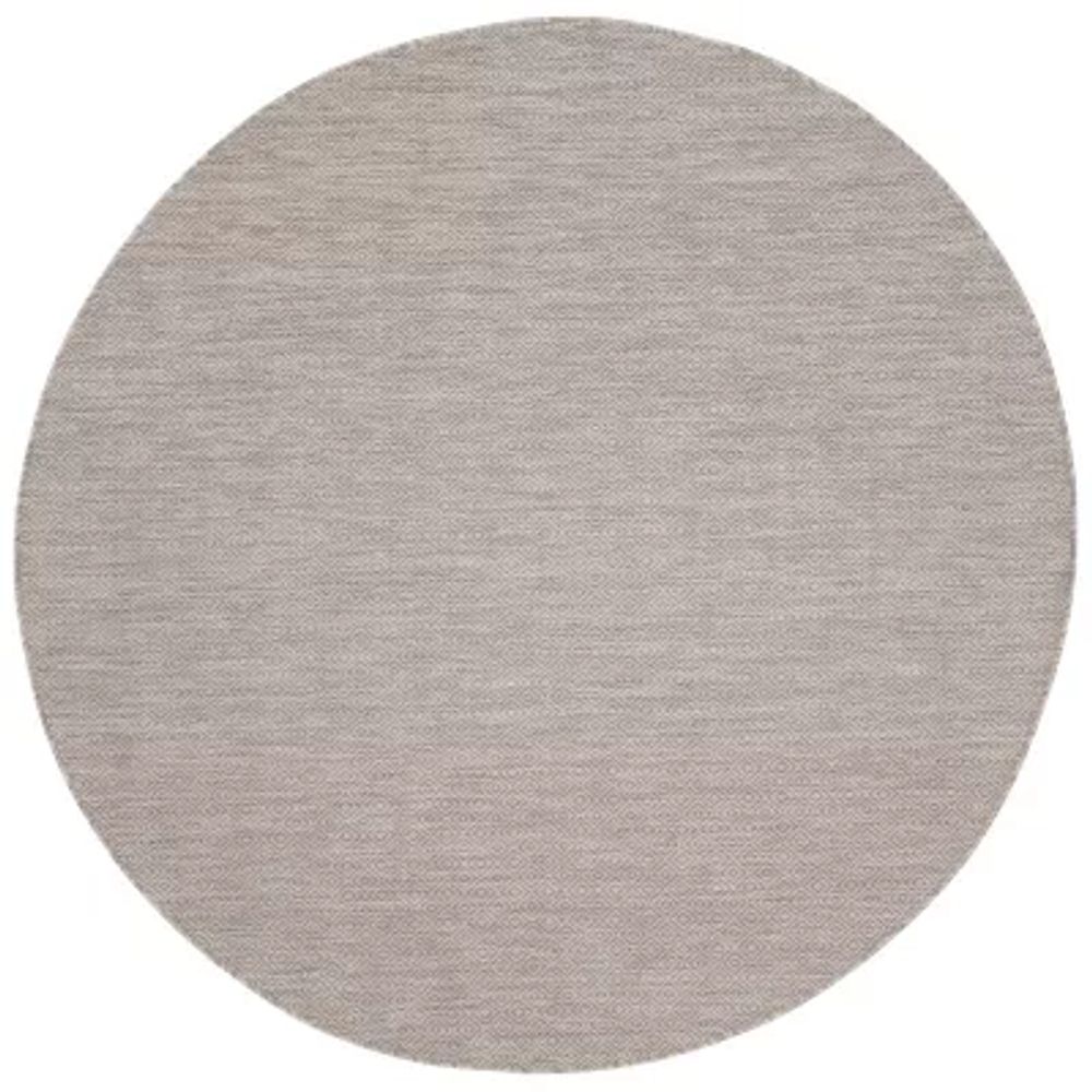 Safavieh Courtyard Collection Monroe Stripe Indoor/Outdoor Round Area Rug