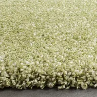 Safavieh Santa Monica Shag Collection Ainsley Solid Runner Rug