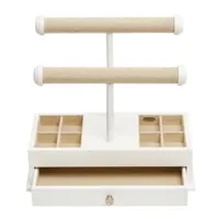 Mele and Co Ivy White Jewelry Organizer