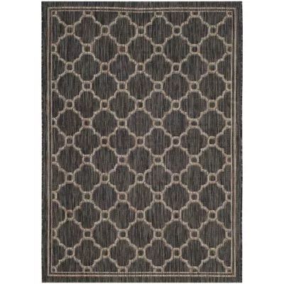 Safavieh Courtyard Collection Ian Geometric Indoor/Outdoor Area Rug