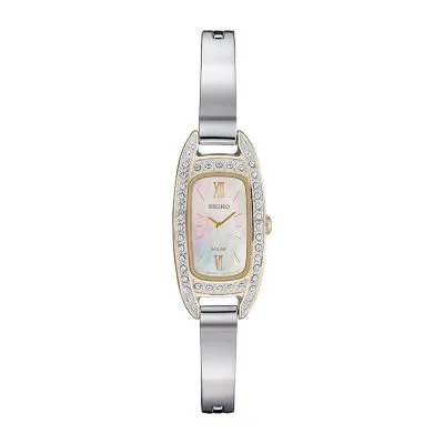 Seiko Womens Silver Tone Stainless Steel Bracelet Watch Sup388