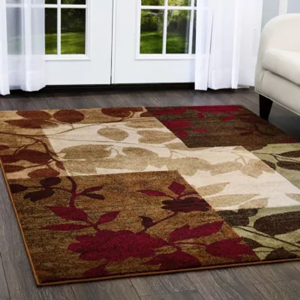 Home Dynamix Tribeca Amelia Floral Rectangular Rug