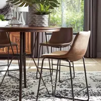 Signature Design by Ashley® Collins 2-pc. Counter Height Upholstered Bar Stool
