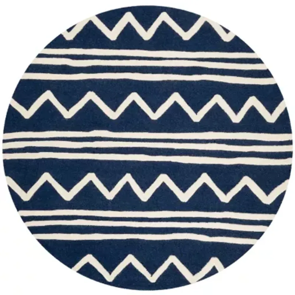 Safavieh Kids Collection Fion Geometric Round Area Rug