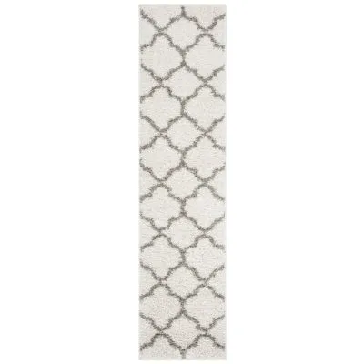 Safavieh New York Shag Collection Aria Geometric Runner Rug