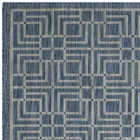 Safavieh Courtyard Collection Adelaide Geometric Indoor/Outdoor Area Rug