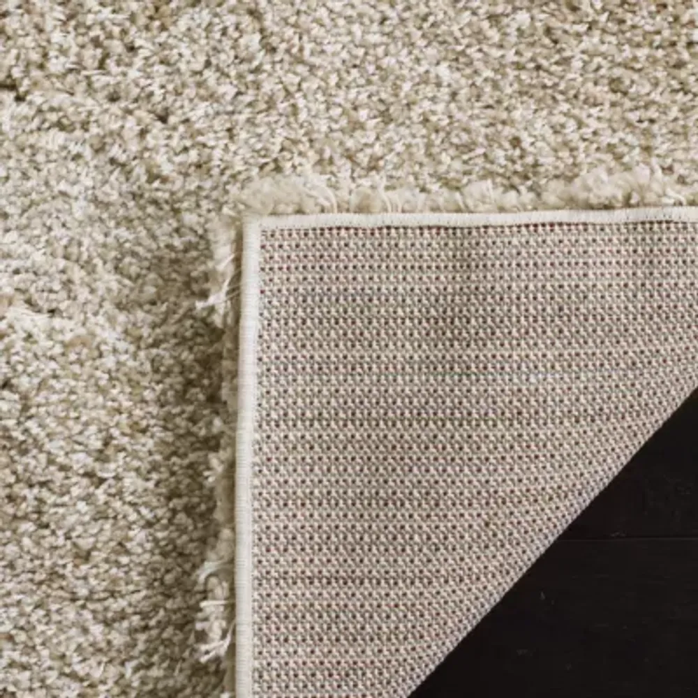Safavieh Santa Monica Shag Collection Ainsley Solid Runner Rug