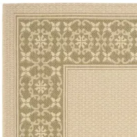 Safavieh Courtyard Collection Chao Floral Indoor/Outdoor Area Rug