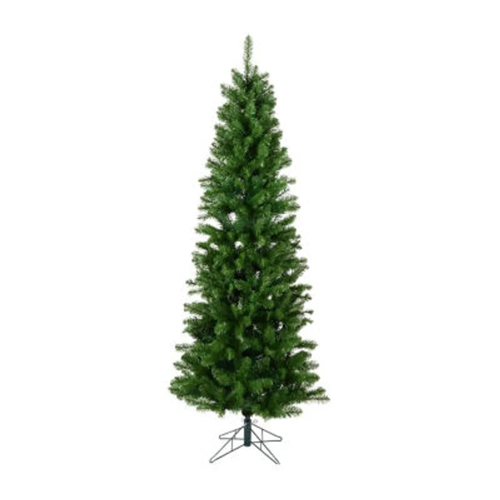 6.5' Prelit Slim Artificial Christmas Tree