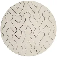 Safavieh Casablanca Collection Aydan Geometric Round Area Rug